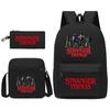 StrangerThings Printed Backpack+pencil Case+shoulder Bag KTB