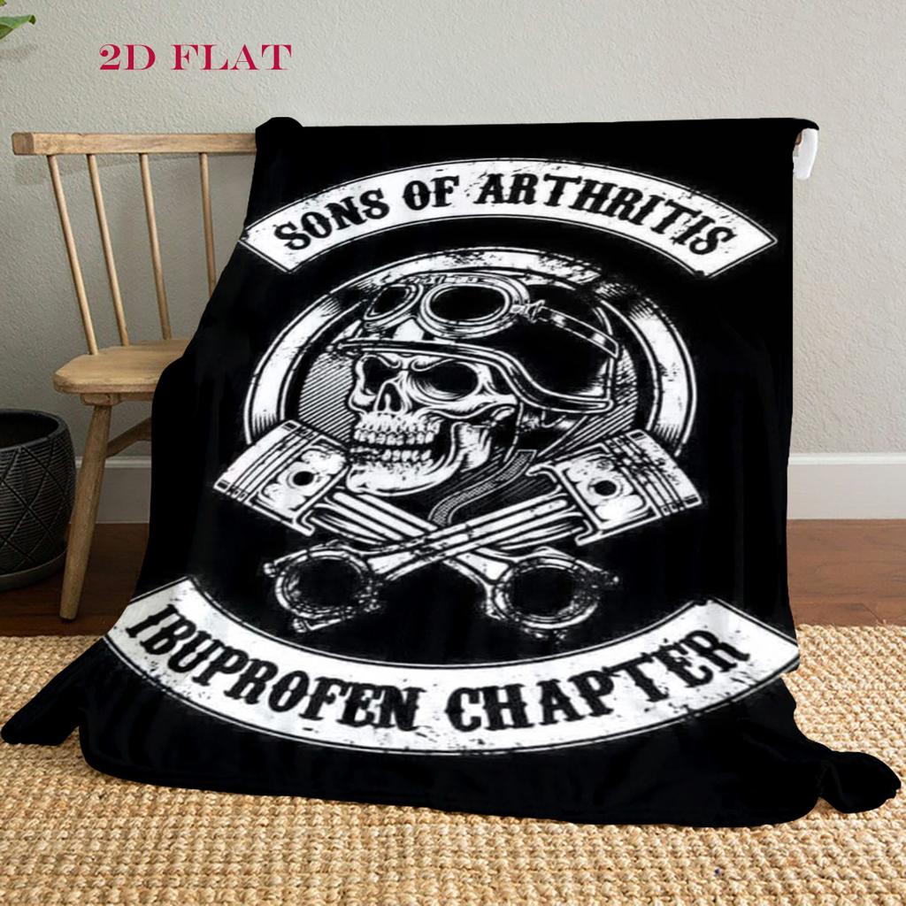 Custom Motorcycles: Built Not Bought blanket blanket sofa blanket sheet Digital printing Outdoor plush blanket