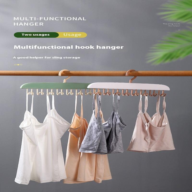 Wavy Clothes Hanger Good Load Bearing Capacity Stay Organized Space Saving Bra Hangers Multifunctional For Student Dormitories