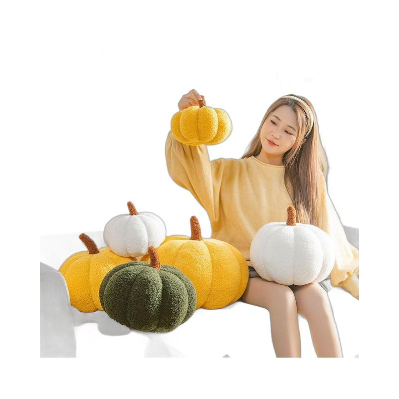 Stylish Pumpkin Pillow for Living Room, Bedroom, or Bay Window - Perfect Decorative Ornament and Gift for Women