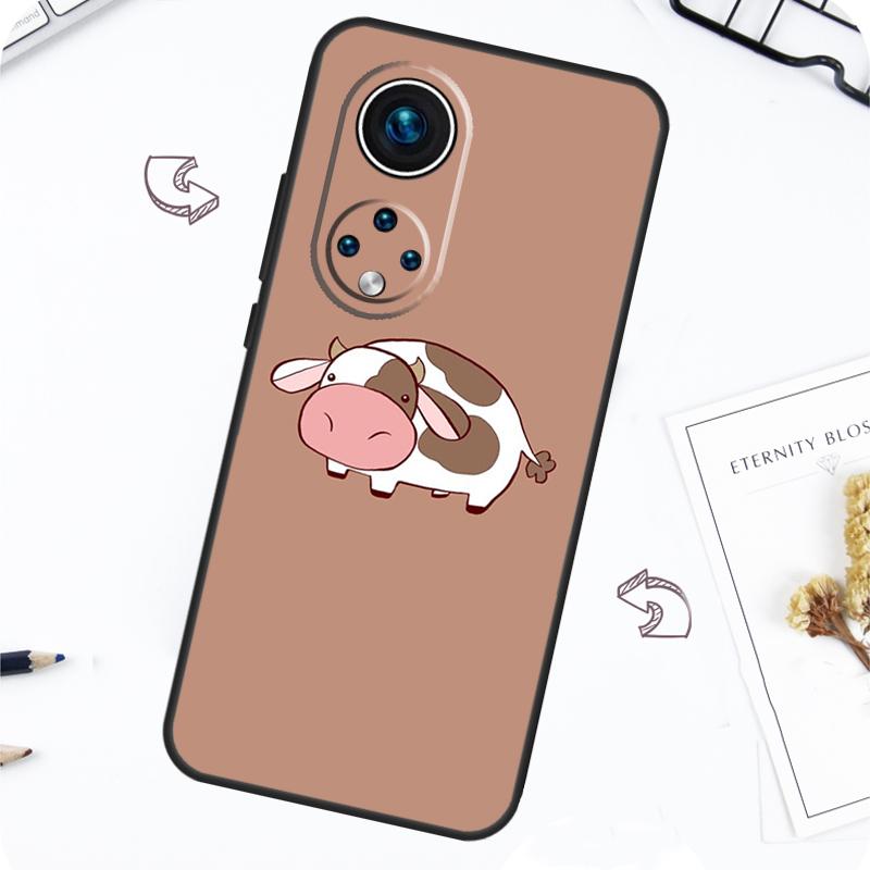 Cartoon Cute Cow Spots Case For Honor Magic 7 5 6 Lite Honor 200 Pro X8b X9a X8a X8 X9 X9c X9b 50 70 90 Lite Cover
