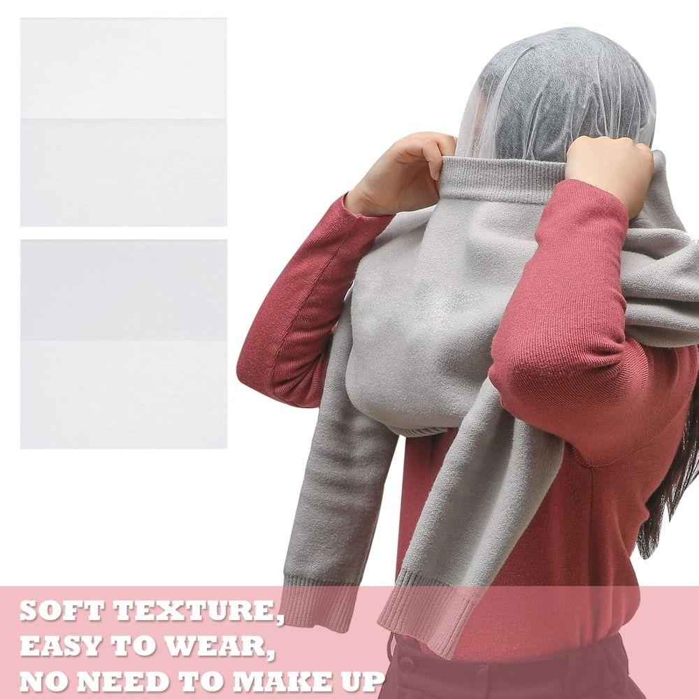 Non Woven Fabric Makeup Hood Disposable Beauty Makeup Protective Hoods Face Makeup Protector Hood