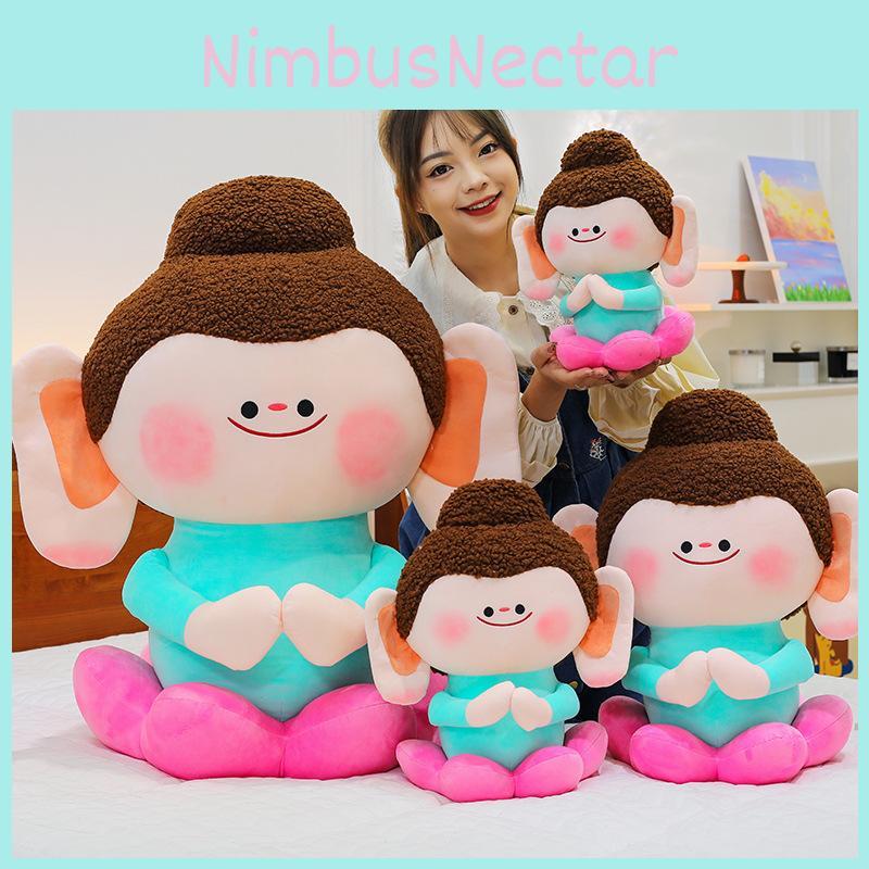 Buddha Lotus Little Plush Toy Cute Doll Girls Kid Room Decoration Gift Birthday