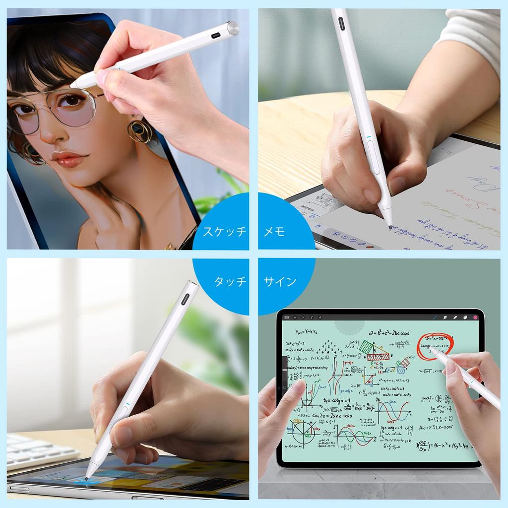 MILPROX Touch Pen for Surface, 4096 Levels of Pressure Sensitivity, Palm Rejection, Magnetic Attachment, Tilt Detection, Right Click, Eraser, Auto-Off