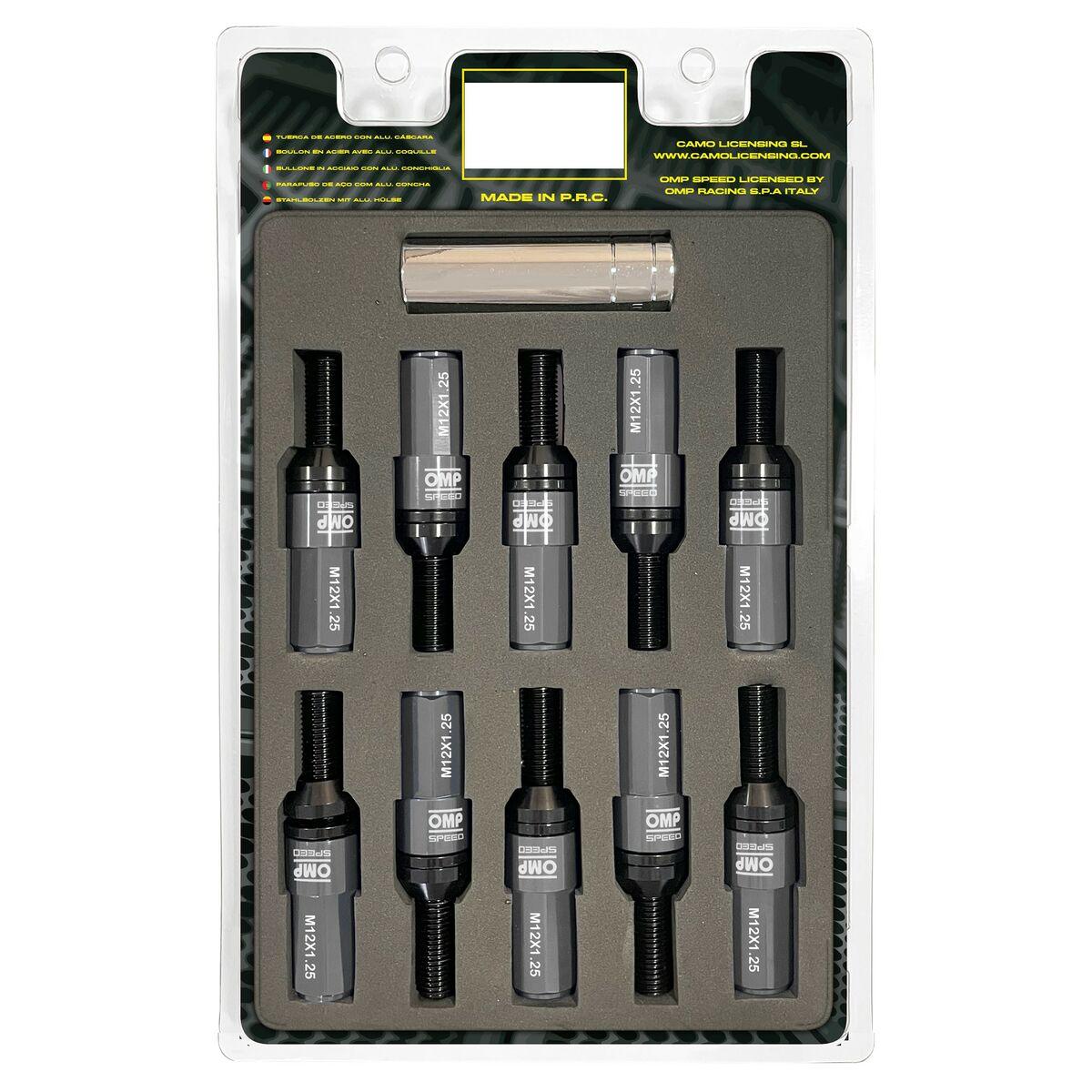 

Комплект винтов OMP OMPS09971202 28 мм, серебристый M12 x 1,25 TU прозрачный