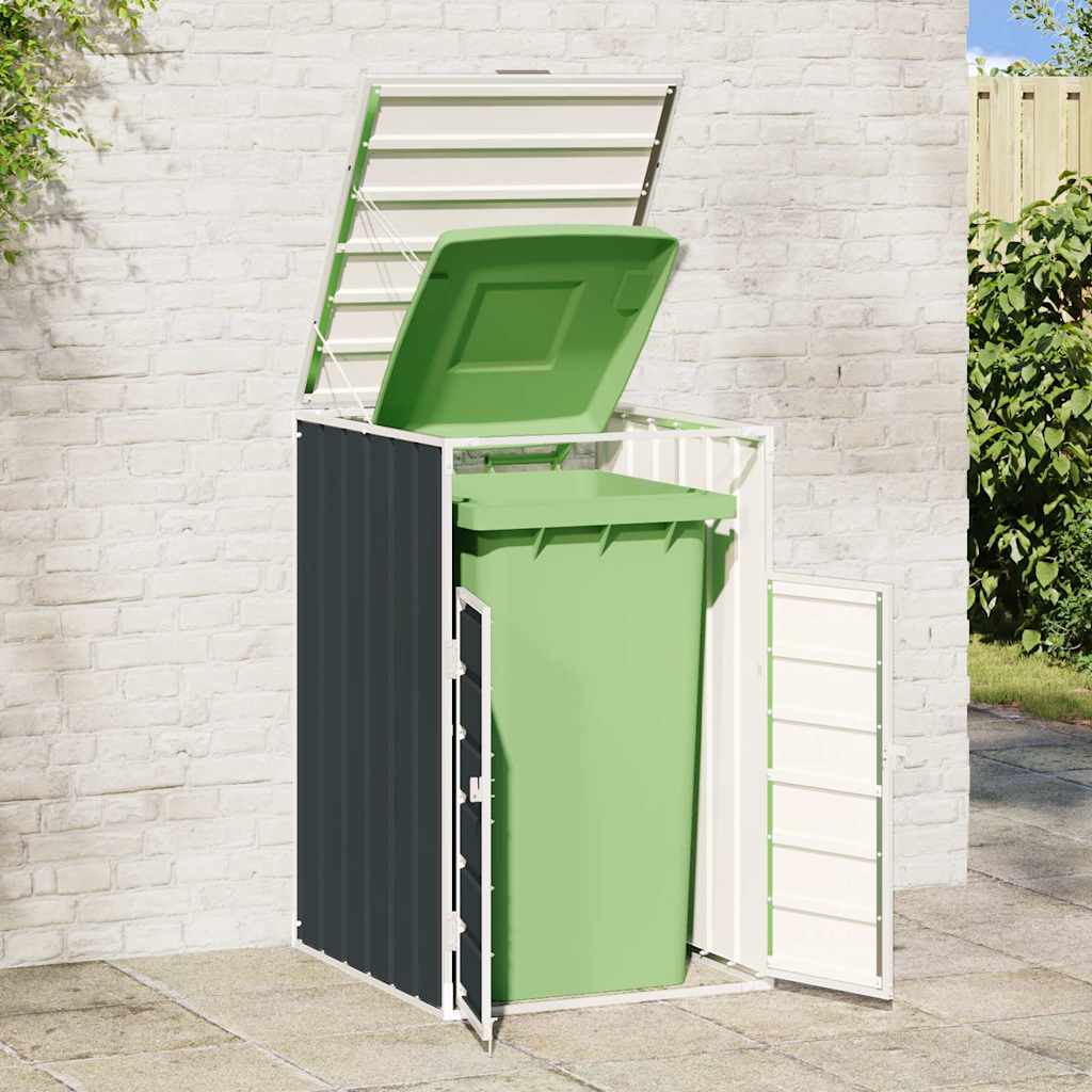 120 Liter Trash Can Enclosure in Anthracite 72 x 81 x 115 cm Steel