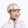 Dust Proof Chef Hat Flower Printed Sanitary Cap New Work Cap  Hotel Restaurant
