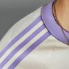Adidas Originals Logo Striped Round Neck Slim Fit Short Sleeve Raglan American Vintage T-Shirt Men Tops Purple IY0057