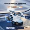 Car Solar Powered Airplane 360 Rotary Aircraft Ornaments Car Center Console Decoration Automobile Interior Accessories