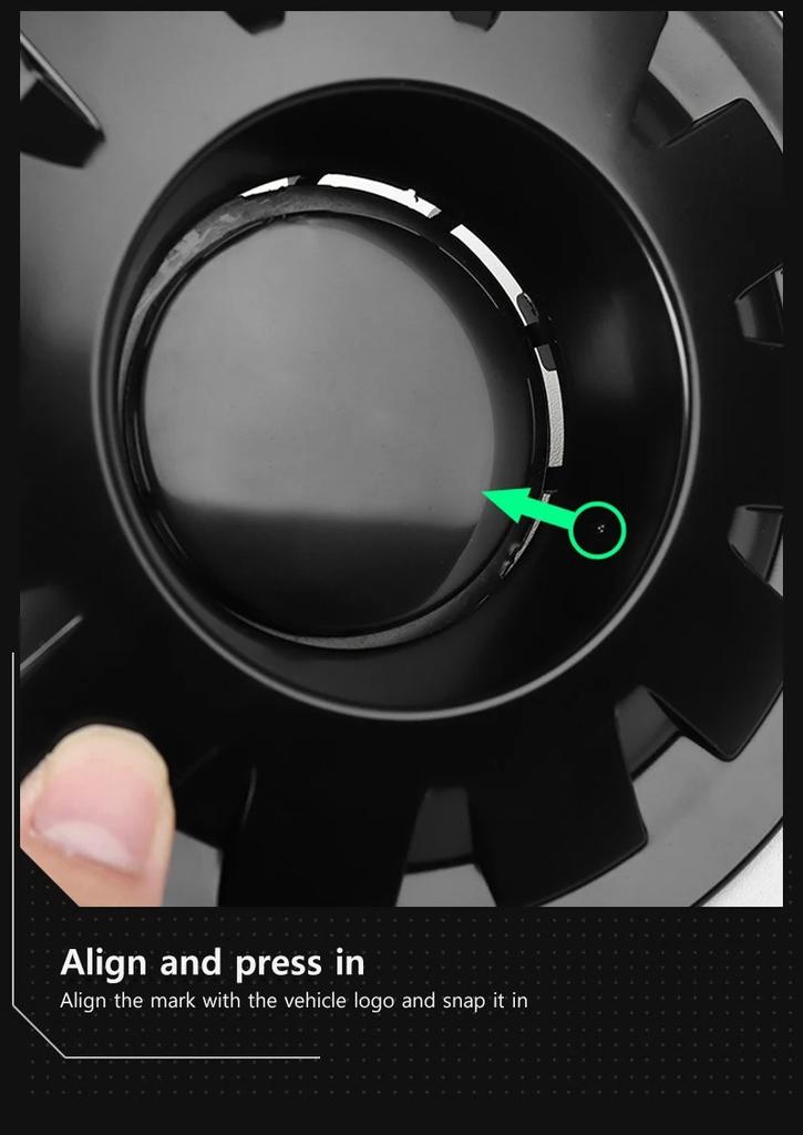AKW1 Apply To Tesla Model Y Performance 20in Hub Center Protective Cover Wheel Covers Wheel Caps Car Replacement Accessories