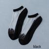 Japanese & Korean Style Transparent Crystal Stockings: Cute, Water Grass Design with Cotton Bottom for Spring & Summer
