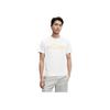 Li-Ning Professional Basketball Series Letter Casual Comfortable Round Neck Short Sleeve T-Shirt Men Tops Standard-White ATSU559-2