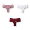 3 Pcs Sexy Panties For Woman Lingerie Lady G-string Lace Female Thongs Underwear Ladies Intimates Free Shipping