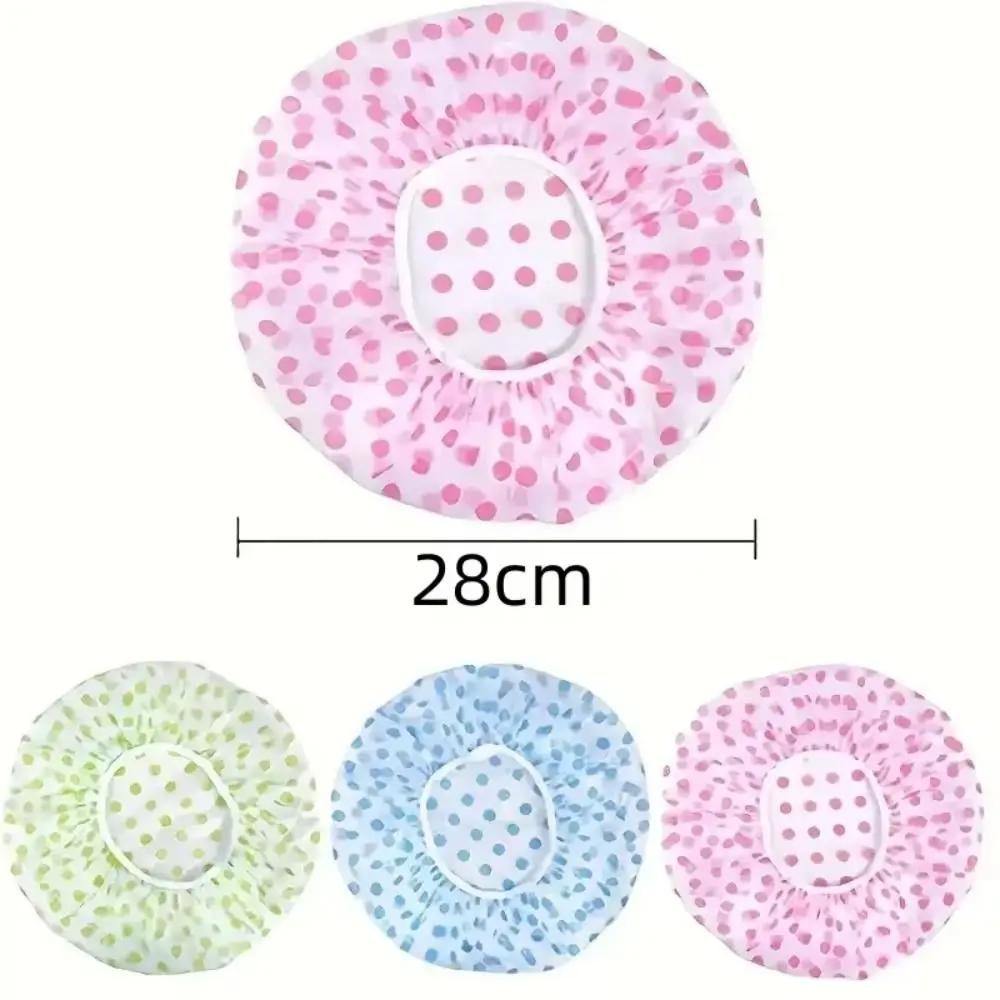 Durable Dustproof Shower Cap Oil-proof Fume Prevention Waterproof Bathing Cap Kitchen Caps Household