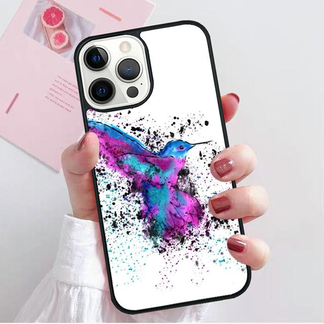 Hummingbird Coque Shell For iPhone 17 Air 15 16 14 13 12 Pro Max 11 Pro Max Plus Phone Case Cover