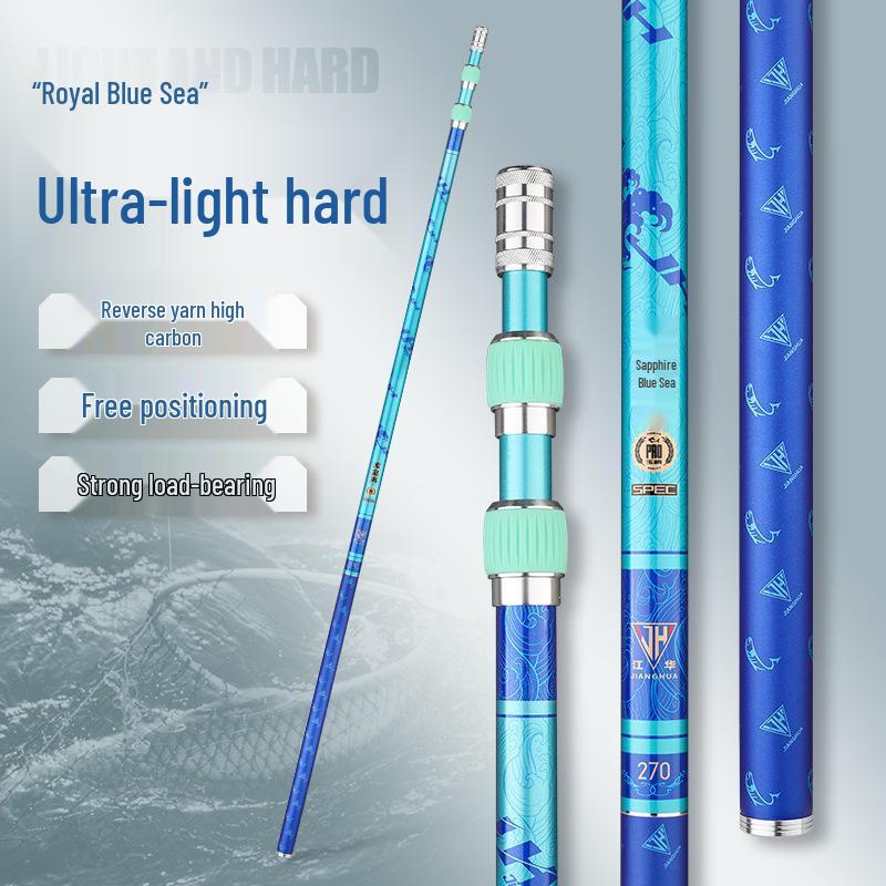 Ultra-Light, Ultra-Hard Sturgeon Holy Carbon Fishing Landing Net Pole 2.1m Net Pole