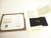 Authentic BVLGARI Navy Blue Leather BVLGARIBVLGARI 6 Pics Key Cases #9681  Refurbished
