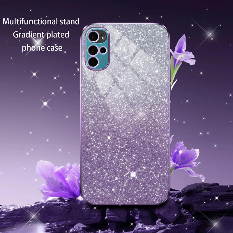 Fashion Cute Plating Bling Glitter Phone Case For Motorola Moto G13 G20 G22 G23 G30 G32 G40F G42 G52 G60 G72 G73 Soft Back Cover