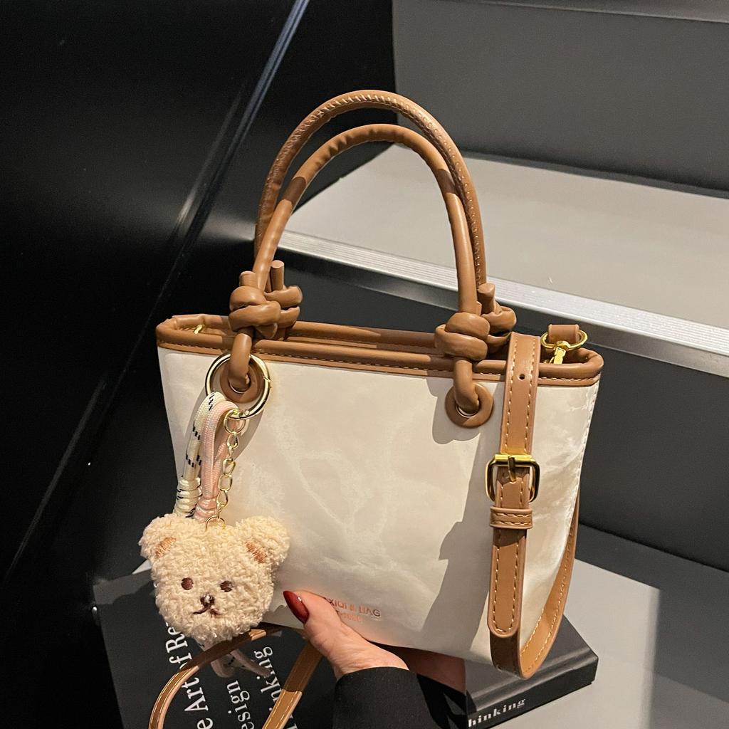 Small Bag Women's New Versatile Messenger Bag Contrasting Color Handbag