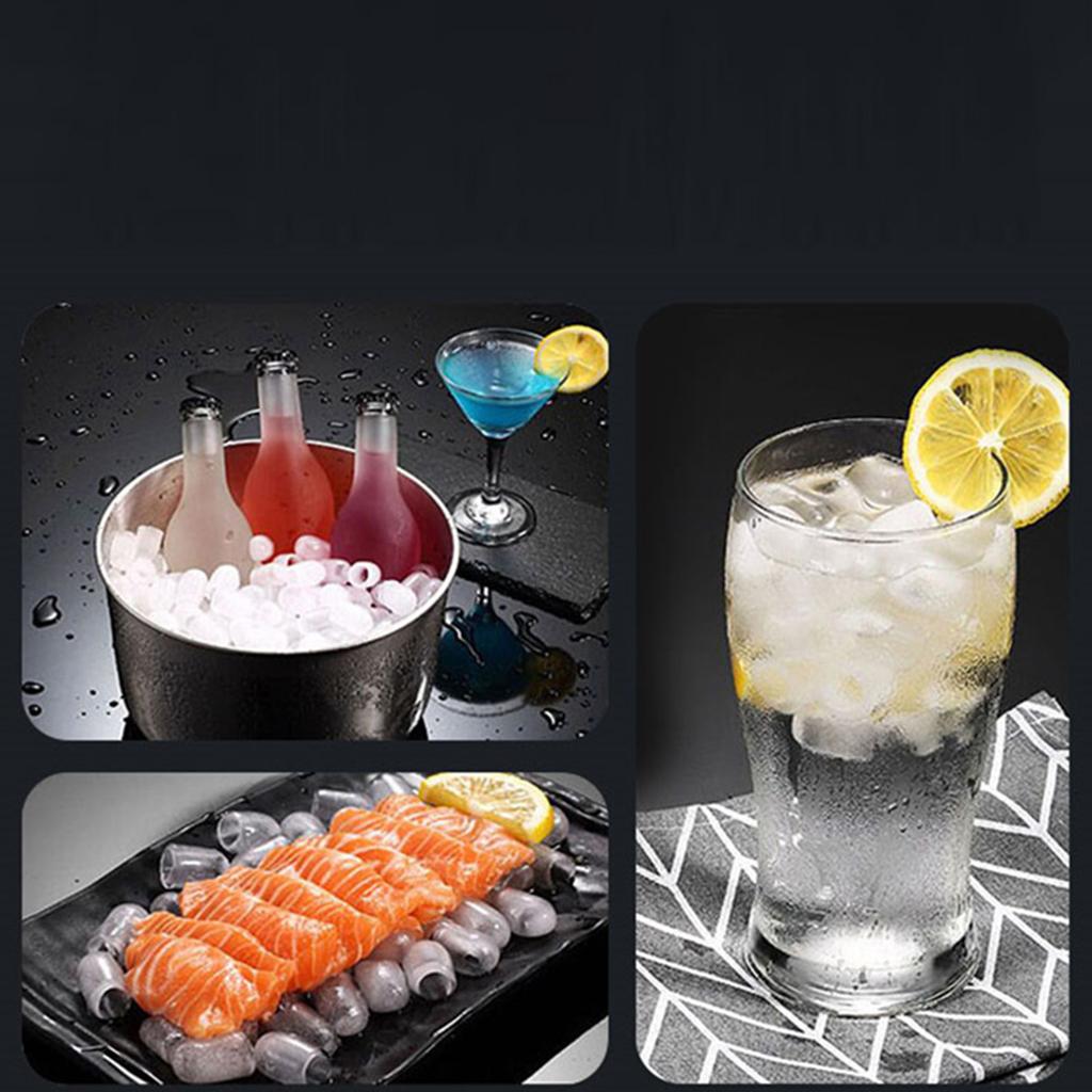 Fully Automatic Small Ice Maker 9 Ice Cubes Low Power Ice Maker for Home Kitchen Office Party
