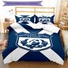 3pcs Scotland Rugby Bedding Set Duvet Cover Closure Includes 1 Duvet Cover & 2 Pillowcases, Soft and Comfortable for All Seasons.