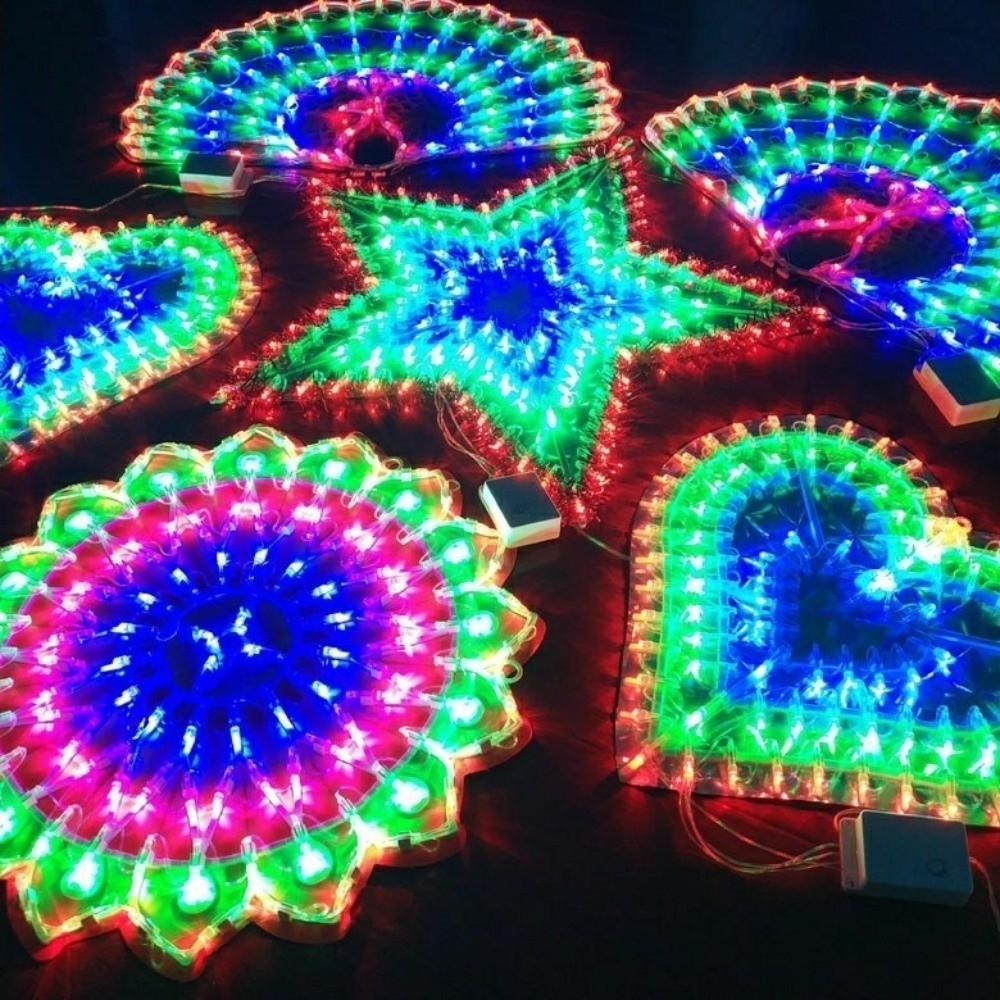 Plug-in Peacock Lights Sunflower Star Atmosphere Lights Fashion LED Lights  Holiday Party