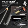 KONLLEN Carbon Fiber Pool Low Hand Professional Adult Pool Cue Cue, 147cm, 12.5mm, Deflection, Inlay, Ultra-Smooth Feel,