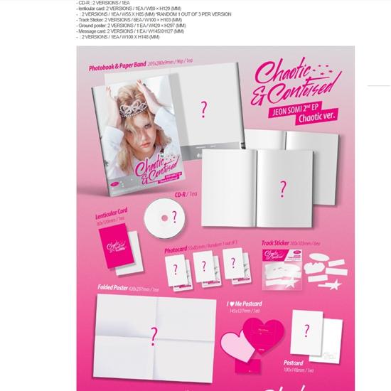 JEON SOMI - 2nd EP ALBUM [Chaotic & Confused] Random - Release date  2025-08-11