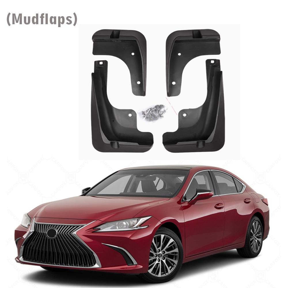 2018-2025 Lexus ES Series Mudguards: Fits ES200, ES260, ES300