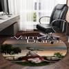 1pc The Vampire Diaries4 Print Round Carpet Chair Round Carpet Suitable for Bedroom Living Room Home Decorative Carpet