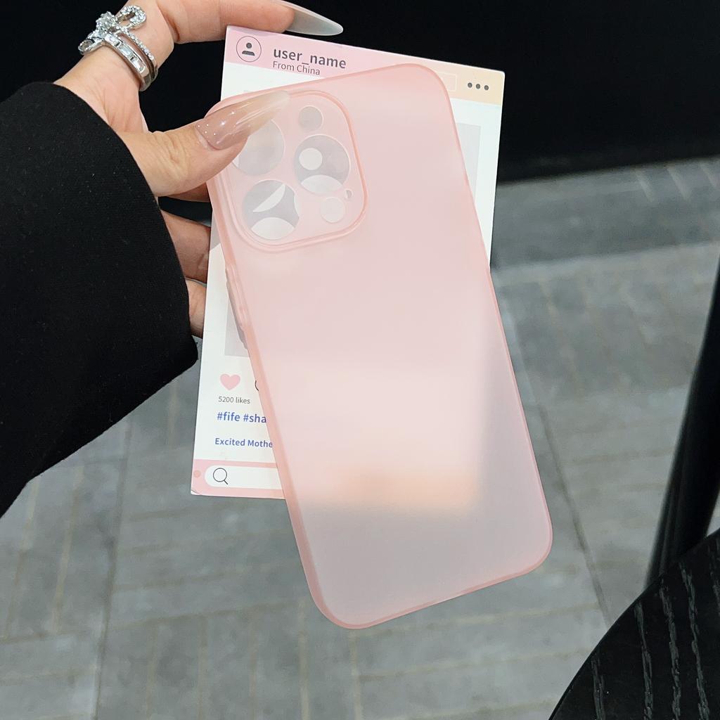 Ultra Thin Soft TPU Phone Case For iPhone 15 14 Plus 13 12 Mini 16 Pro XS Max XR X 16 Slim Matte Translucent Silicone Back Cover