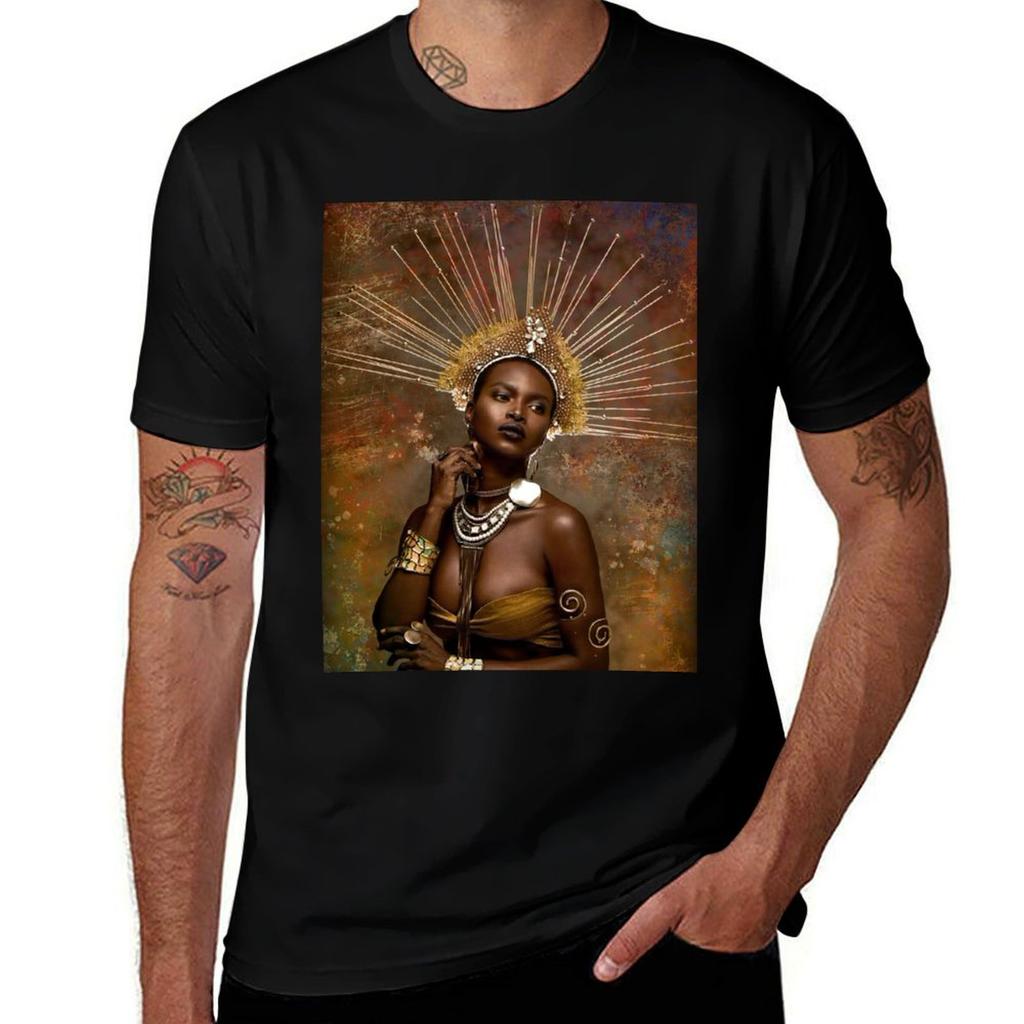 African Queen Tshirt Daily Casual Short Sleeve Tee Shirt Tshirt
