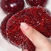 Handgefertigter, granatapfelförmiger Stressball – Kreatives, formbares und robustes Acryl-Quetschspielzeug – Lustiges Geschenk für Feiertage und Partys