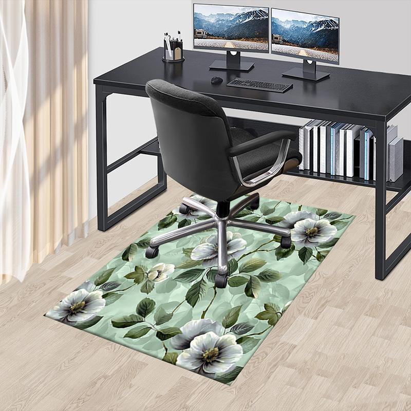 1PC Floral Pattern Extra Large Non-Slip Floor carpet, Office, family, bedroom, Studio - Large Area Rug Indoor Rugs, Vibrant Colors-W213