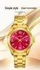 European Empress Dowager Roman Quartz Ladies' Wristwatch - Waterproof, Steel Band, Elegant Sun Pattern Design