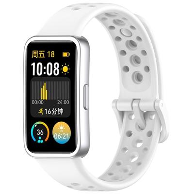 Soft Replacement Silicone Watch Strap Breathable Wristband Bracelet Accessories Smart Watch Watchband for Band 9/8