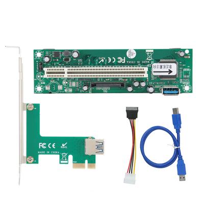 PCIE Express To PCI Adapter Network Card Controller Mini ASM1083 4-Pin Connector