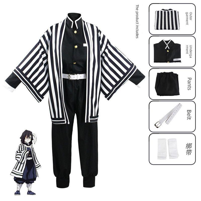 Demon Slayer Anime Costumes Tanjiro Nezuko Cosplay Zenitsu Agatsuma Shinobu Kocho Demon Slayer Cosplay Outfits