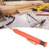 Mechanical Carpenter Pencil with Sharpener Woodworking Deep Hole Pencil for Metal Plastic Marking Orange