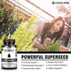 Coolkin Extracto de Aceite de Semilla de Comino Negro, Puro Virgen Prensado en Frío, Potencia la Inmunidad y Promueve la Digestión