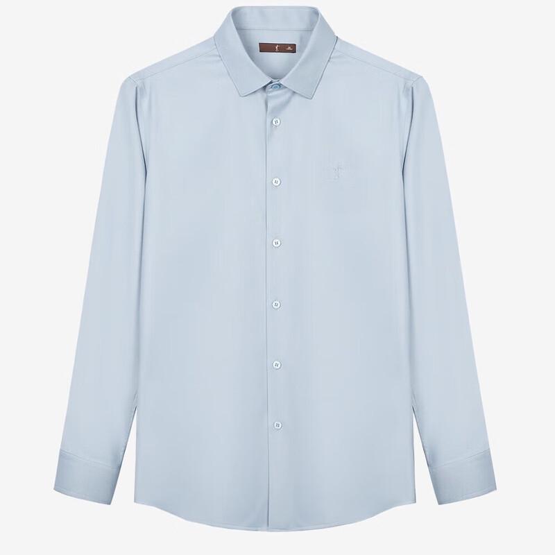 TRIES Men s Wool Blend Embroidered Long Sleeve Shirt L