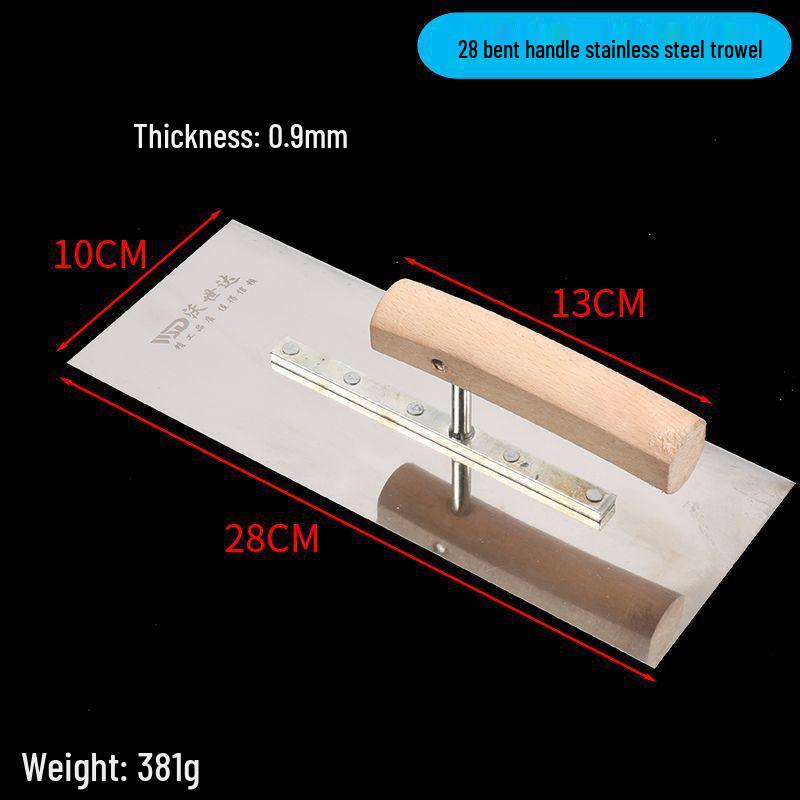 

Durable Stainless Steel Trowel and Mud Board for Construction and Plastering