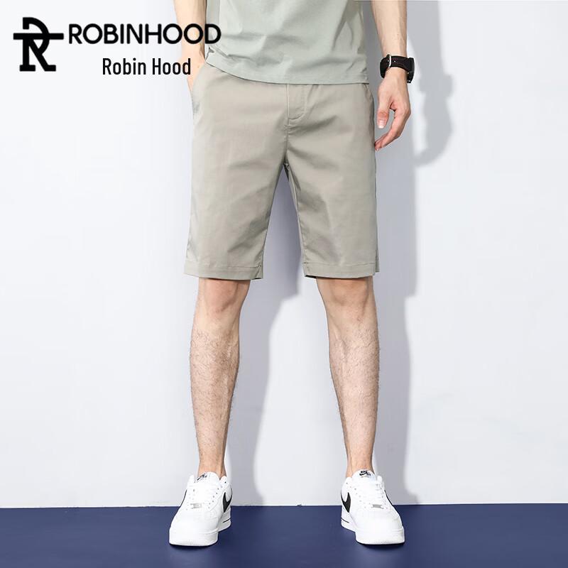 ROBINHOOD Men s Summer Casual Business Breathable Stretch Shorts 28