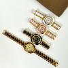 Retro Wine Barrel Simple White Commuter Women'S Watch Niche High Sense Amber Business Style Quartz Watch
