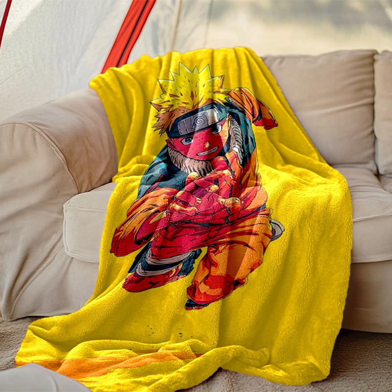 1pc Easy-Care Naruto Blanket, Perfect for Couch, Bed, Home, Travel & More, Warm & Durable Printed Blanket