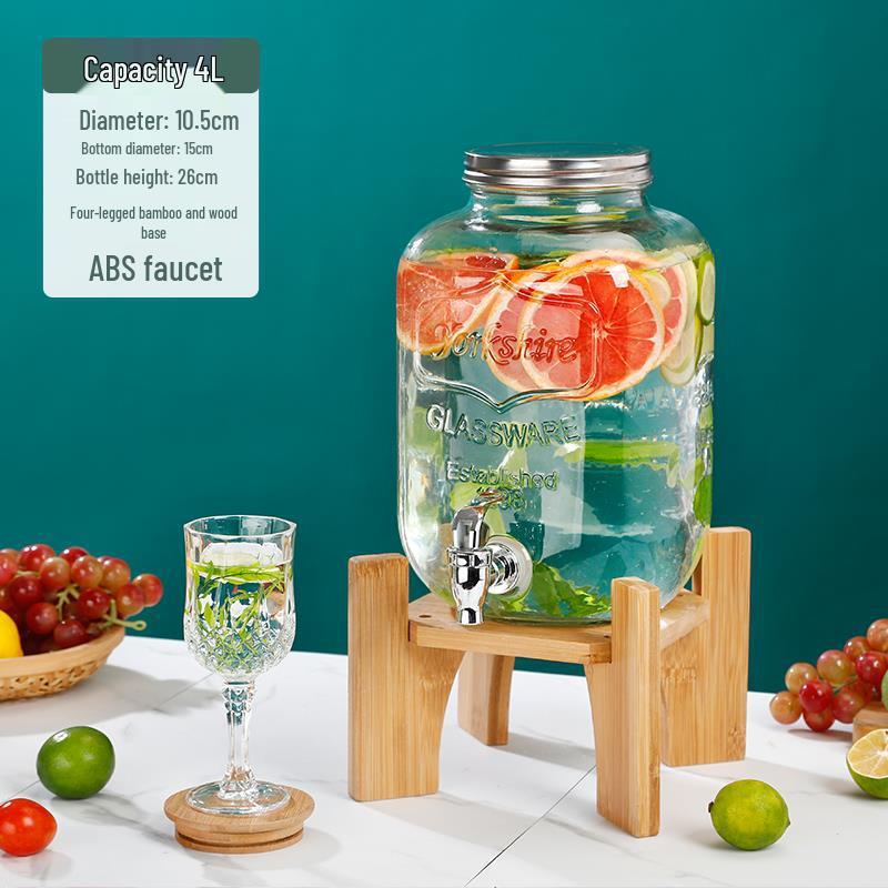 Cola Beverage Bucket with Faucet - Ideal for Lemon Juice, Fruit Tea, Cocktails, and Cold Water