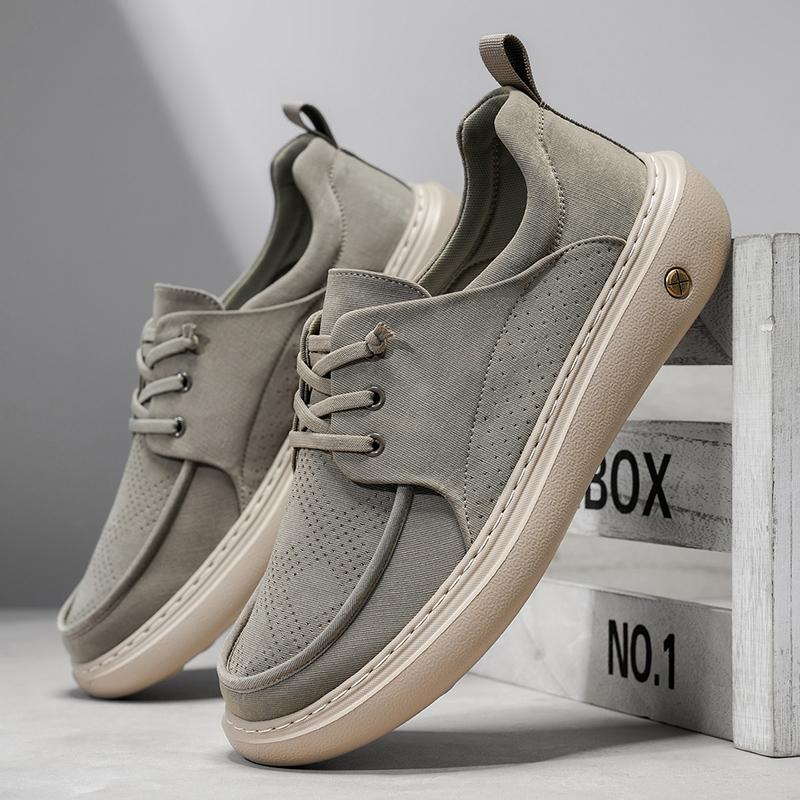 Fashion New Fashion Brand Mens Casual Shoes Breathable Fabric Male Skateboard Footwear Comfortable Sneakers Leisure Walk Tenis Masculino