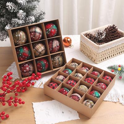 Christmas Ball Christmas Tree Decoration Foam Ball Small   Pattern