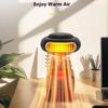 Portable Small Space Heating Machine Battery Powered Defroster For Car Window Desktop Heating Fan For Indoor Outdoor Use