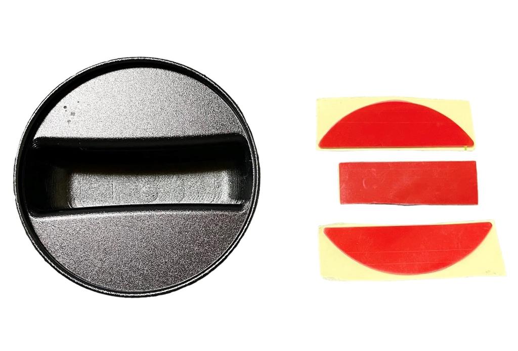 Fuel Cap Aluminum Fuel Filler Adhesive for Fits Toyota Ace 200 Series RIDE@BOX Cover Cap, Black, Type, Gasoline, Hiace/Regius